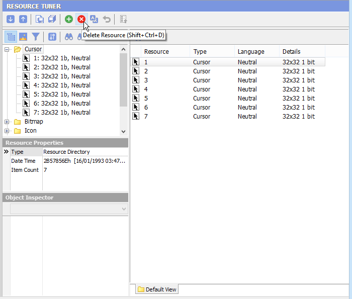 resource tuner console rebase image