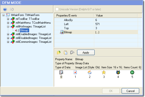 Navigate through the objects displayed in a hierarchical tree to find an object to be edited Navigate through the objects