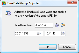 TimeDateStamp Adjuster