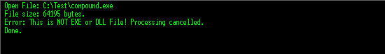 Error: This is NOT an EXE or DLL File